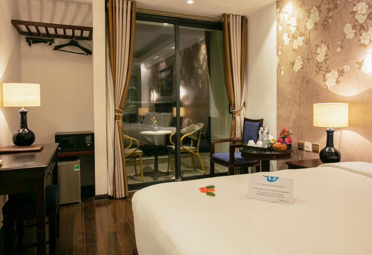 Golden Legend Boutique Hotel & Travel Hanoi Buitenkant foto