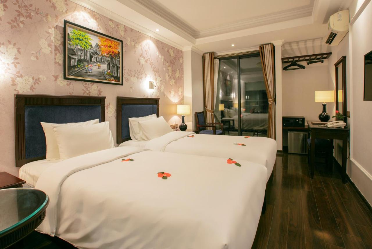 Golden Legend Boutique Hotel & Travel Hanoi Buitenkant foto