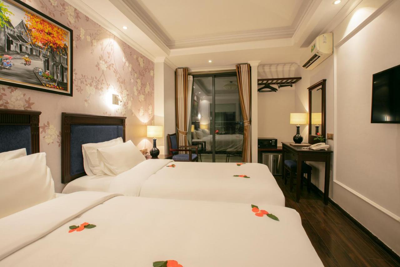 Golden Legend Boutique Hotel & Travel Hanoi Buitenkant foto