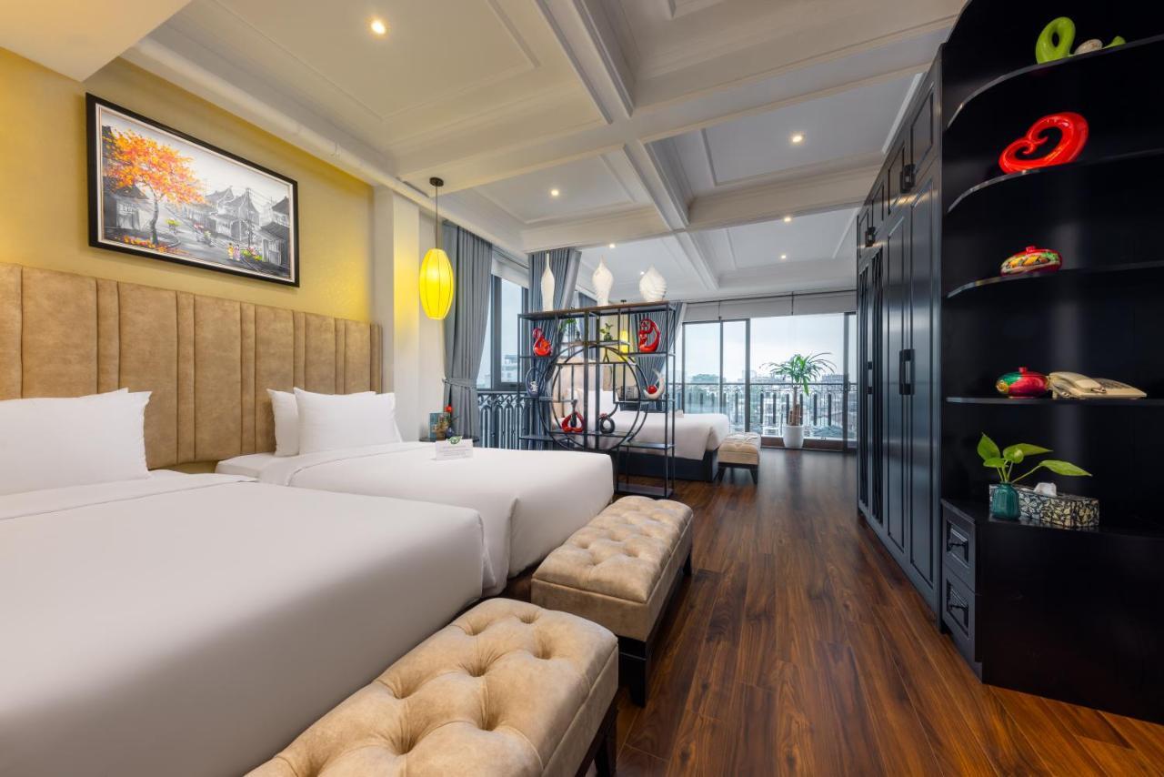 Golden Legend Boutique Hotel & Travel Hanoi Buitenkant foto